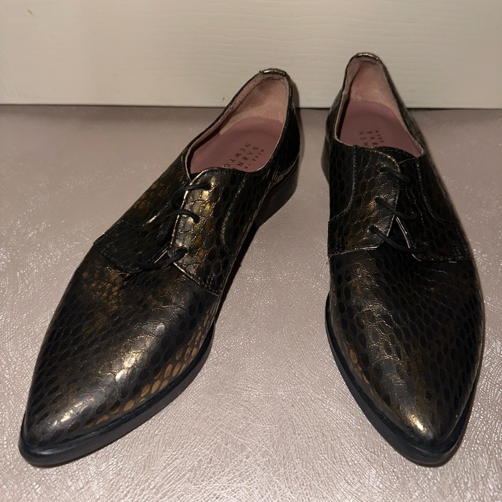 Barney’s New York Black Gold women’s Dress Shoes 36 5.5 6 formal preppy office
